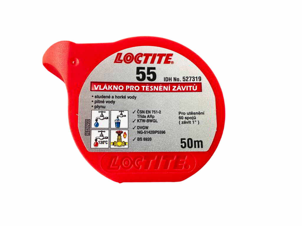 Teflonová niť Loctite 55 - 50m (1)